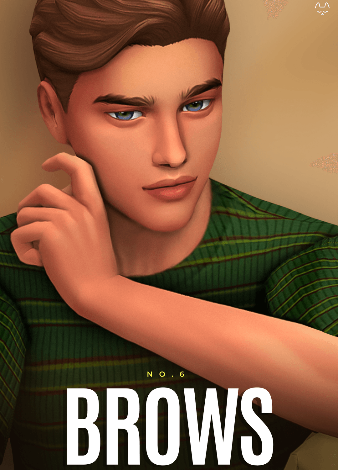 Скриншот мода Набор бровей Eyebrow Set NO6